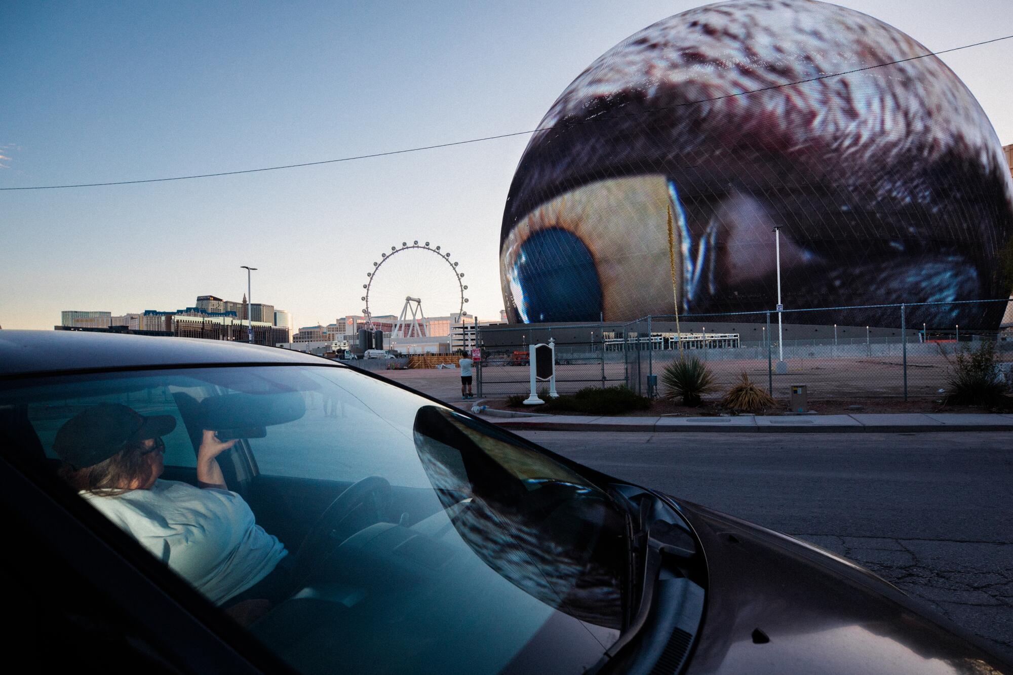 Las Vegas' Sphere transformed the city's skyline with an eyeball ...