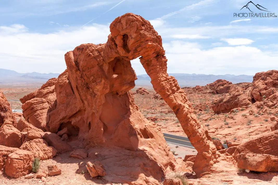 Der Elephant Rock im Valley of Fire