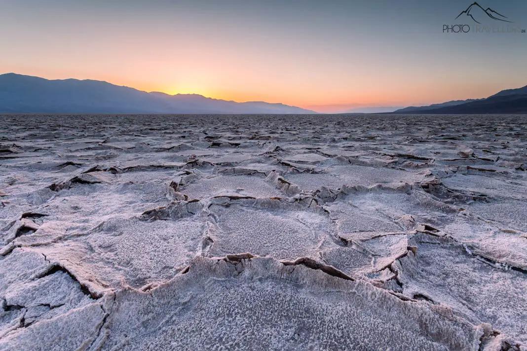 Das Badwater Basin im Abendlicht