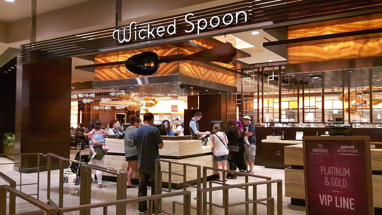 Eingang zum Wicked Spoon Büffet