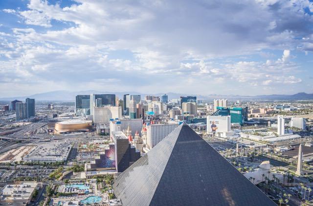 Las Vegas Sehenswürdigkeiten Aussicht Delano Hotel