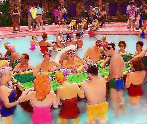 Floating Craps Table at Sands