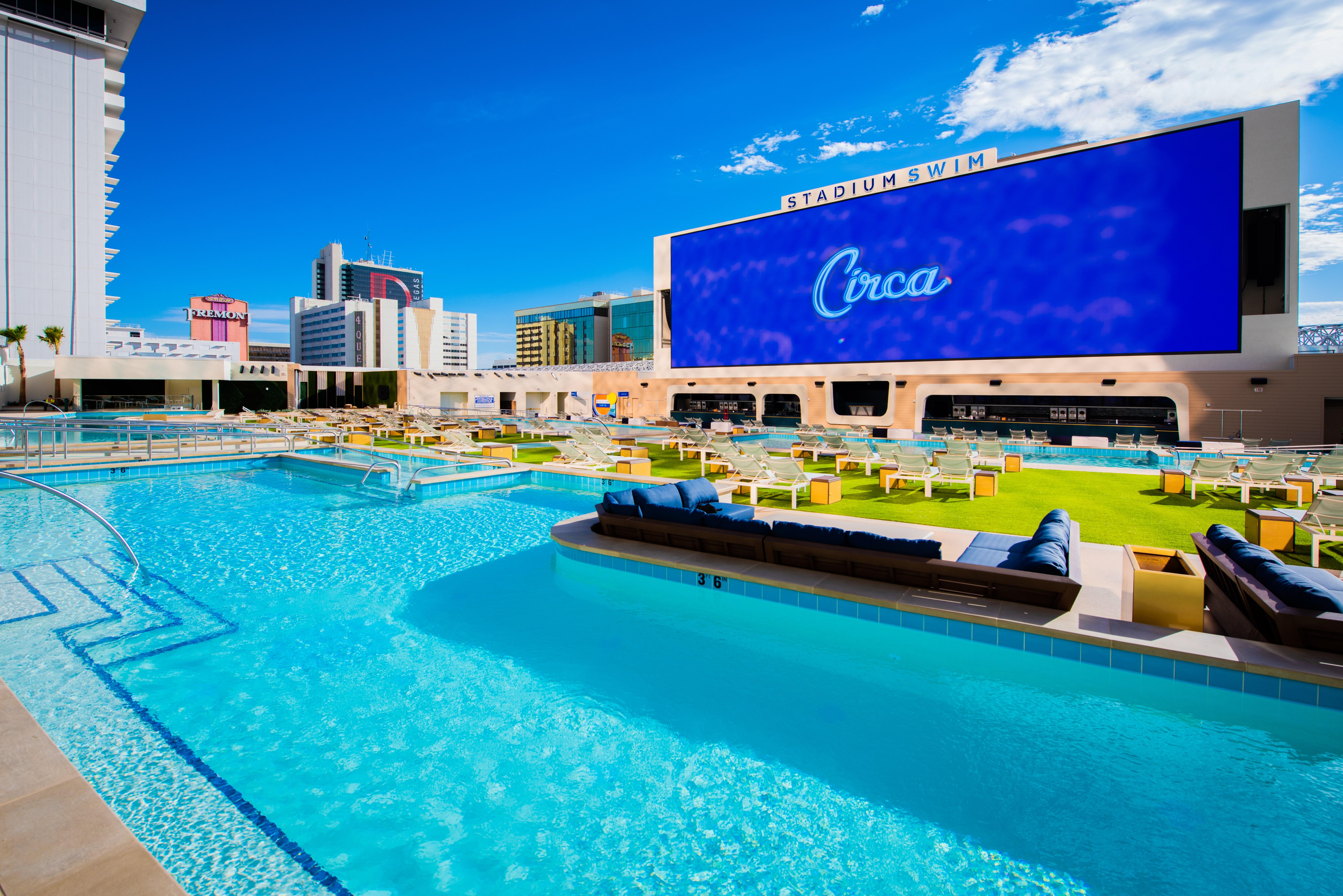 Stadium Swim, Circa Las Vegas — Pool Review | Condé Nast Traveler