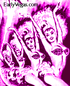 Old Las Vegas Showgirl