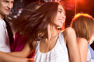 Dancing in a Vegas club